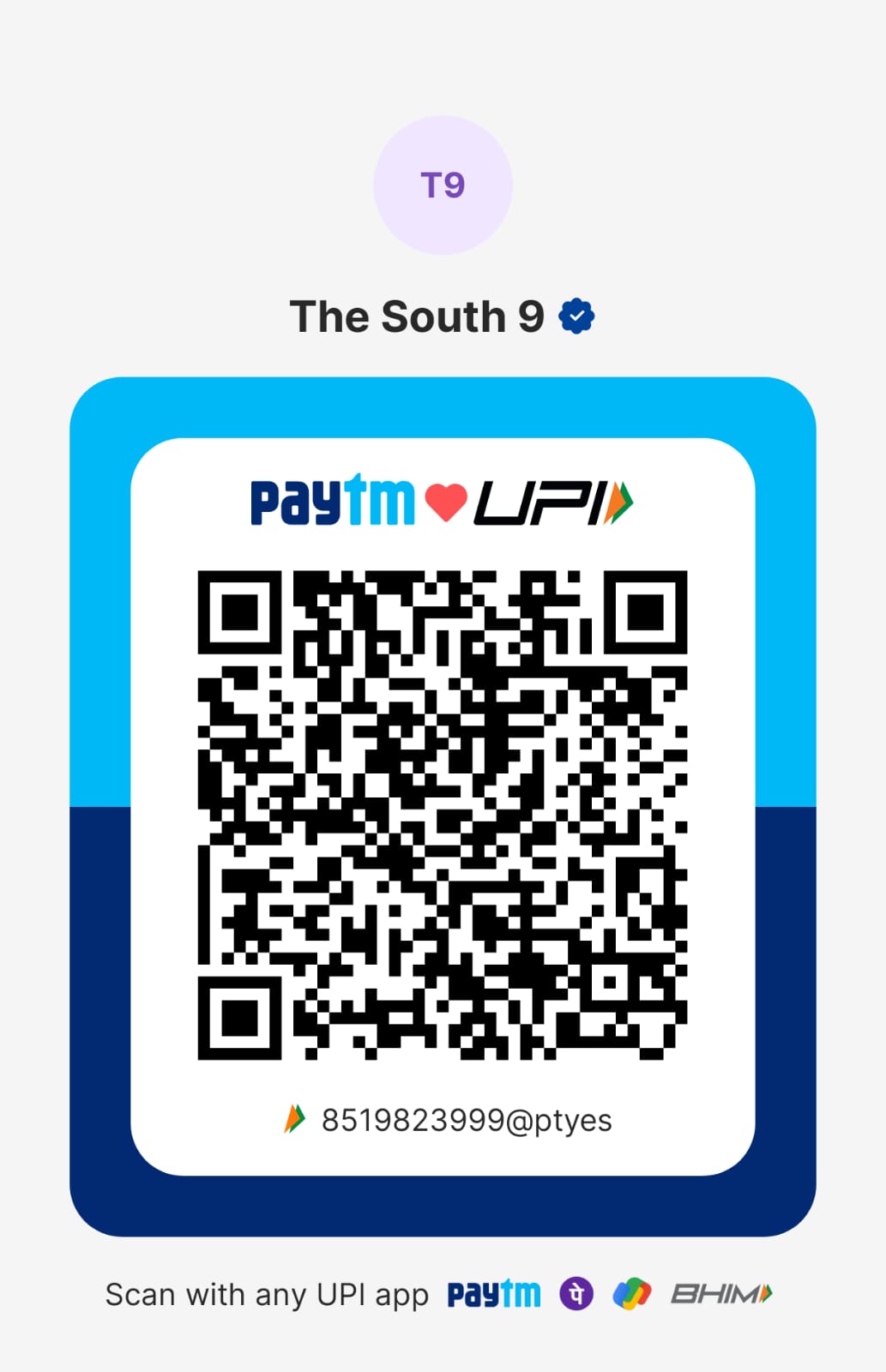 Payment QR Code